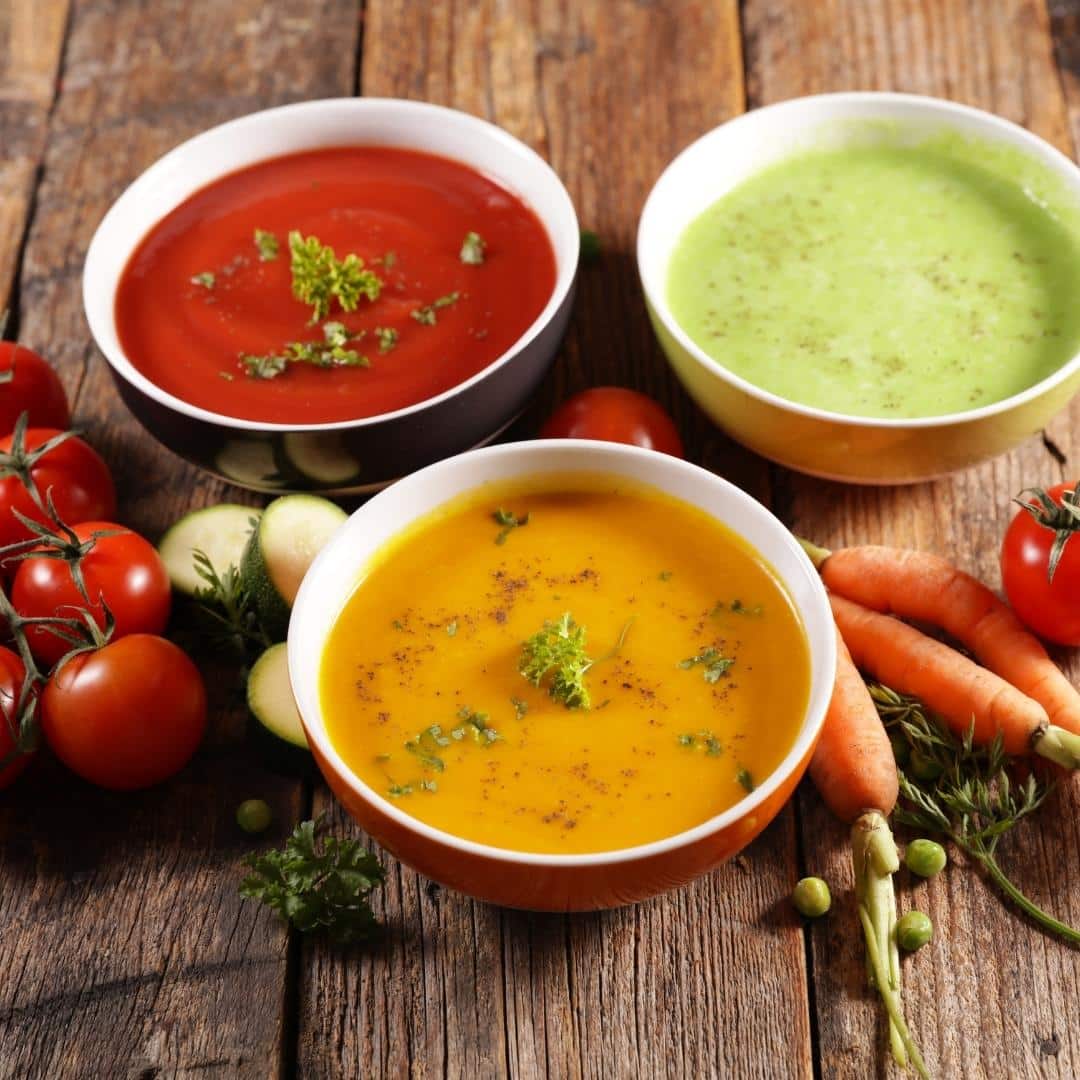 image presents pumpkin soups production